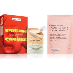 Frank Body - Squeaky Cheeks Set - Crème Maskers - 1 Stuk - Voor Zachte Huid