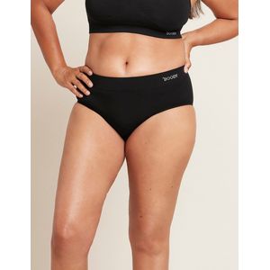 Boody - Bamboe Midi Brief - Zwart - Damesondergoed