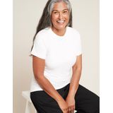 Boody - Bamboe Dames T-shirt ronde hals - Wit