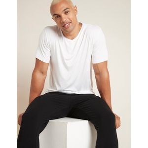 Boody - Bamboe Heren T-shirt V-hals Wit