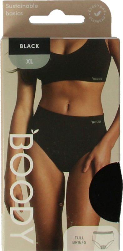 Boody - Full Brief Tailleslip - Zwart - 1 Stuk