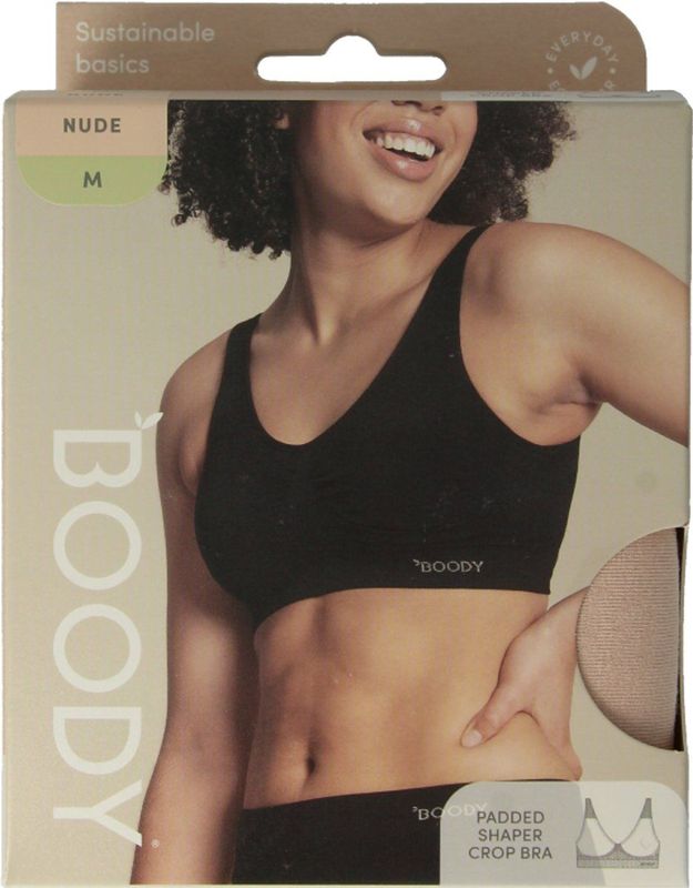 Boody - Padded Shaper Crop Bra - Nude - BH
