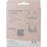 Boody Padded Shaper Crop Bra Zwart L