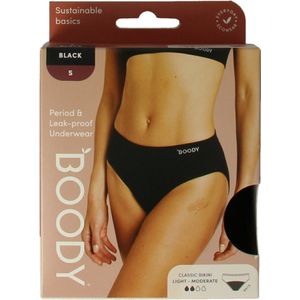Boody - Menstruatieondergoed - Bikinislip - Zwart - 1 Stuk