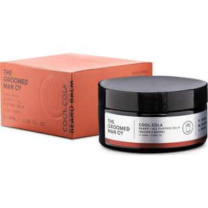 The Groomed Man Co. Cool Cola Beard Balm - Premium Baard Balsem - Beschermt/Verzorgt - tegen Jeukende en Droge huid - Geur Cola - 100ML