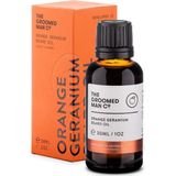 The Groomed Man Co. Orange Geranium Beard Oil - Premium Baardolie Sinaasappel/Geranium/Patchouli - Baard Verzorging Mannen - 30ML