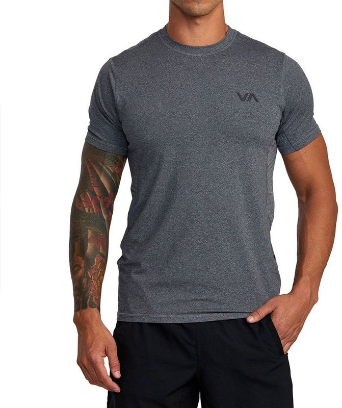Rvca - Sport Vent - T-shirt - Grijs - Korte Mouwen