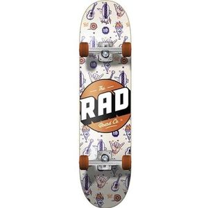 RAD Uniseks – Volwassen Logo Progressive Skateboard, Wallpaper, 19,8 cm