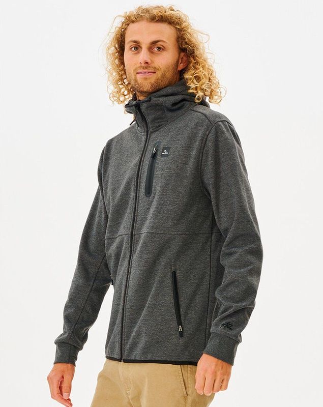 Rip Curl - Anti Series Departed - Fleecevest - Grijs - 100% Polyester