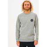 Rip Curl - Wetsuit Icon Crew - Sweatshirt - Zwart - 100% Biologisch Katoen