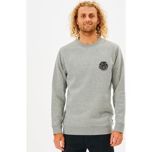 Rip Curl - Wetsuit Icon Crew - Sweatshirt - Zwart - 100% Biologisch Katoen
