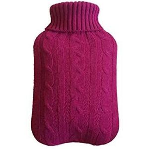 DieffematicRSD Warmwaterkruik Grote warmwaterkruik met geweven hoes, gebreide tas voor warmwaterkruiken van hoge kwaliteit (Color : C)