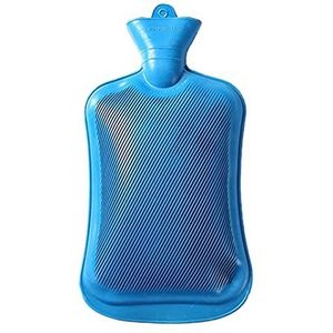 DieffematicRSD Warmwaterkruik Rubberen warmwaterkruik Winter warm houden Warmwaterzak Watervullende handwarmer voor kantoor thuis (Color : -BL)