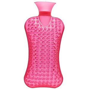 DieffematicRSD Warmwaterkruik Rubberen warmwaterkruikzak Warme handen Warme voet en werken als kussen Warme fles (Color : Pink)