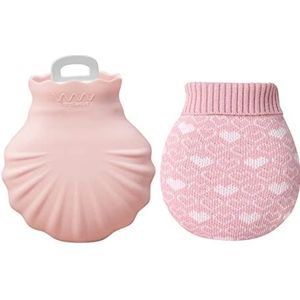 DieffematicRSD Warmwaterkruik Siliconen warmwaterkruik vullen sanitair warmwaterkruik (Color : Pink)