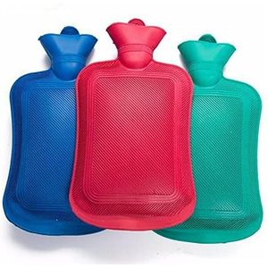 DieffematicRSD Warmwaterkruik Warmwaterkruik Winter Warm Dikke rubberen tas Warmer Warmte Warm houden Duurzaam (Color : Random Color 1000ML)