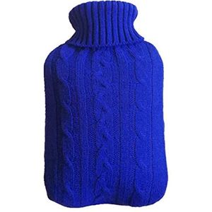 DieffematicRSD Warmwaterkruik Warmwaterzakhoes Koudbestendig Wasbaar Afneembare Naald Webhoes Warme Handbash Doek Warme Handtas Cover (Color : Blue)