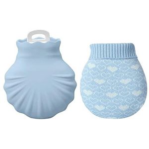 DieffematicRSD Warmwaterkruik Warmwaterzak Effen Kleur Creatieve Leuke Mini Handwarmer Tas Dikke Seal Ontwerp Multifunctionele Mini Warmwaterkruik (Color : Blue)