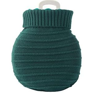 DieffematicRSD Warmwaterkruik Winter Mini Warmwaterkruik Siliconen Golf Ontwerp Gemiddelde Distributie Temperatuur Multifunctionele Warmwaterkruik (Color : Green)