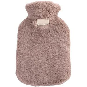 DieffematicRSD Warmwaterkruik Warmer Winter Warm Water Fles Puur Natuurrubber Gezellige Grijze Cover Nek Taille Hand Bed Warm (Color : C)