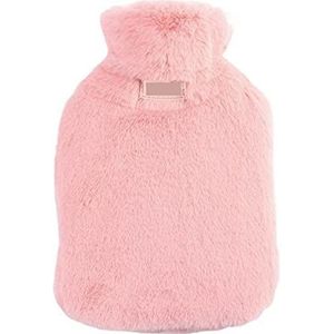 DieffematicRSD Warmwaterkruik Warmer Winter Warm Water Fles Puur Natuurrubber Gezellige Grijze Cover Nek Taille Hand Bed Warm (Color : F)