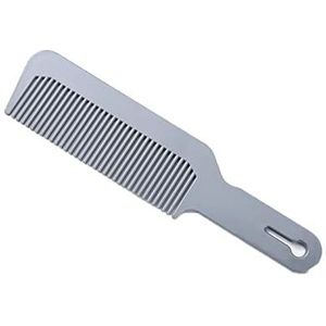 DieffematicSZ kam Hairdressing Comb New Multi-color Minimalist Black Plastic Haircut Comb Dense Tooth Push Edge Flat Hair Salon Styling Comb Tool (Color : Gray)