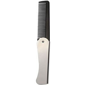 DieffematicSZ kam Portable Stainless Steel Beard Comb For Men Mustaches Care Tool Convenient Folding Fine-Toothed Hair Combs