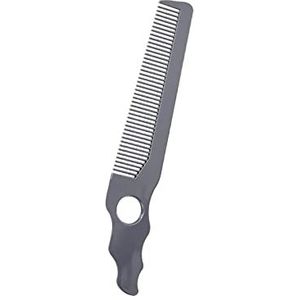 DieffematicSZ kam Portable Curved Hair Clipping Cutting Comb Hairdressing Barber Home Haircut Round Hole Design for Women Men