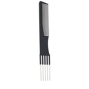 DieffematicSZ kam Oil Head Curly Comb Men Double Side Tooth Combs Steel Needle Fork Combs Hair Brush Barber Hairdressing Tool