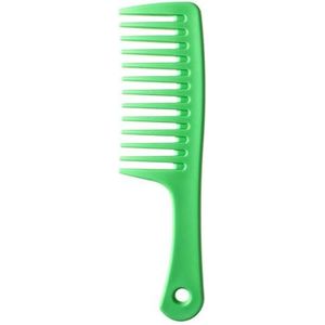 DieffematicSZ kam Hot Hairdress Comb Heat Resistant Woman Wet Hook Curly Hair Brushes Pro Salon Dyeing Styling Tools Coarse Wide Spikes Tooth (Color : Ye?il)