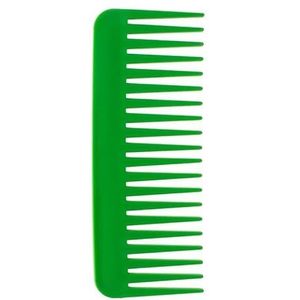 DieffematicSZ kam 19 Teeth Tooth Comb Wide Plastic Pro Salon Barber Hairdressing Combs Reduce Hair Loss Hair Care Tool Plastic Detangling Comb (Color : Ye?il)