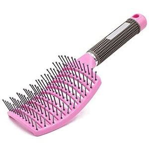 DieffematicSZ kam Hairdressing Hair Styling Comb Massage Comb (Color : Pink)