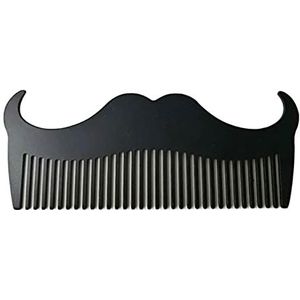 DieffematicSZ kam Grooming Template Tool Styling Comb Stainless Steel (Color : Schwarz)