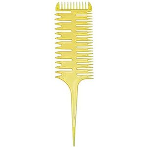 DieffematicSZ kam Tail Comb Hair Salon Hair Dye Brush Plastic Modeling Comb Partition Hair Comb Rib Comb