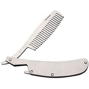DieffematicSZ kam Hair Comb Men Dedicated Stainless Steel Folding Comb SetComb Beard Care Tool Convenient And Use Hair Brush