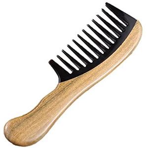DieffematicSZ kam Hair Comb Handmade Wooden Comb Wide Tooth Comb Tool Comb