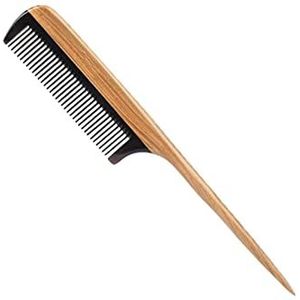 DieffematicSZ kam Hair Combs Fine Tooth Wooden Tail Comb Wood Comb With Horn Teeth