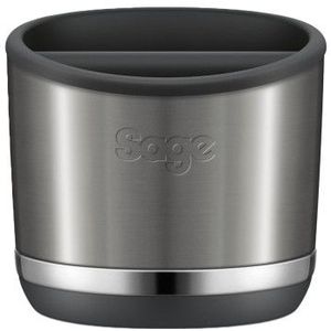 Sage Uitklopbak Groot Black Stainless