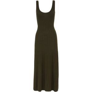 St MRLO Jurk 'JAMINA'  donkergroen