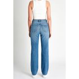Abrand Jeans - High Waist Straight Leg Jeans - Lichtblauw - Denim