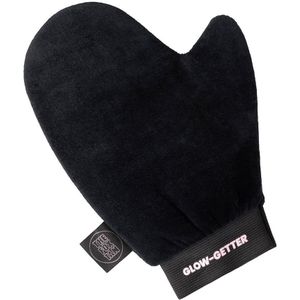 THE FOX TAN - Exfoliating Wonder Mitt - Scrubwant - Roze/Zwart - Dubbelzijdig