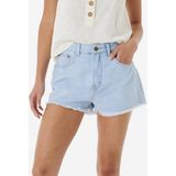 Rip Curl - Amy High Waist - Korte Broek - Retrolook - Relaxed Cut met Hoge Tailleband