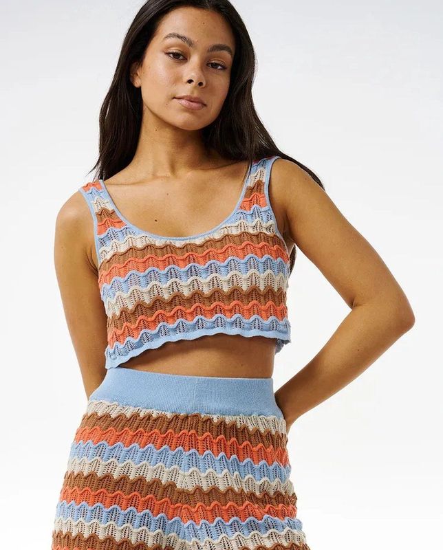 Rip Curl - Santorini Sun - Mouwloos T-shirt - Katoen