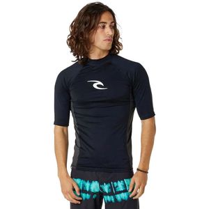 Rip Curl - Waves - Korte Mouw Rash Guard - Blauw - UPF 50+