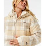 Rip Curl - ANTI-SERIES SURF CHECK PUFFER - Donsjas - Beige