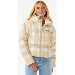 Rip Curl - ANTI-SERIES SURF CHECK PUFFER - Donsjas - Beige