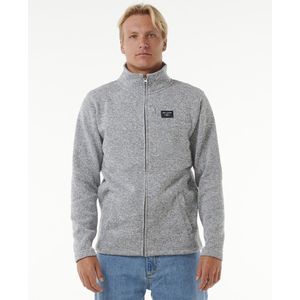 Crescent Zip Thru - Grey Marle