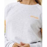 High Tide - Surf Raglan Crew - Lichtgrijs - Materiaal: Warm