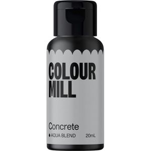 Colour Mill Aqua Blend Voedingskleurstof op Waterbasis - Concrete - 20 ml