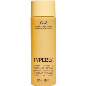 TYPEBEA - G-2 Strength & Length - Shampoo - 250 ml - Veganistisch - Zonder Sulfaten en Parabenen